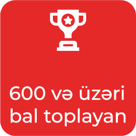 600 və üzəri bal toplayan